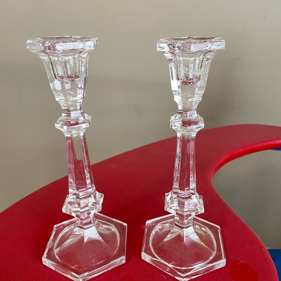 Mikasa Other - 2 Lead Crystal Candlestick Holders